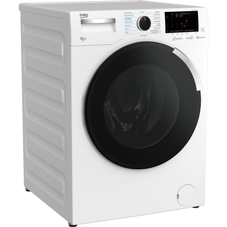 Refurbished Beko WDEY854P44QW Smart Freestanding 8/5KG 1400 Spin Washer Dryer White