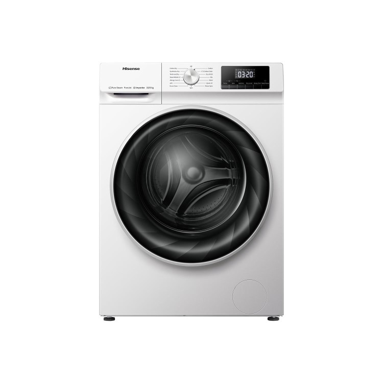 Refurbished Hisense WDQY1014EVJM Freestanding 10/6KG 1400 Spin Washer Dryer