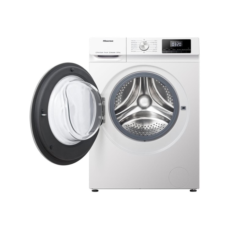 Refurbished Hisense WDQY1014EVJM Freestanding 10/6KG 1400 Spin Washer Dryer