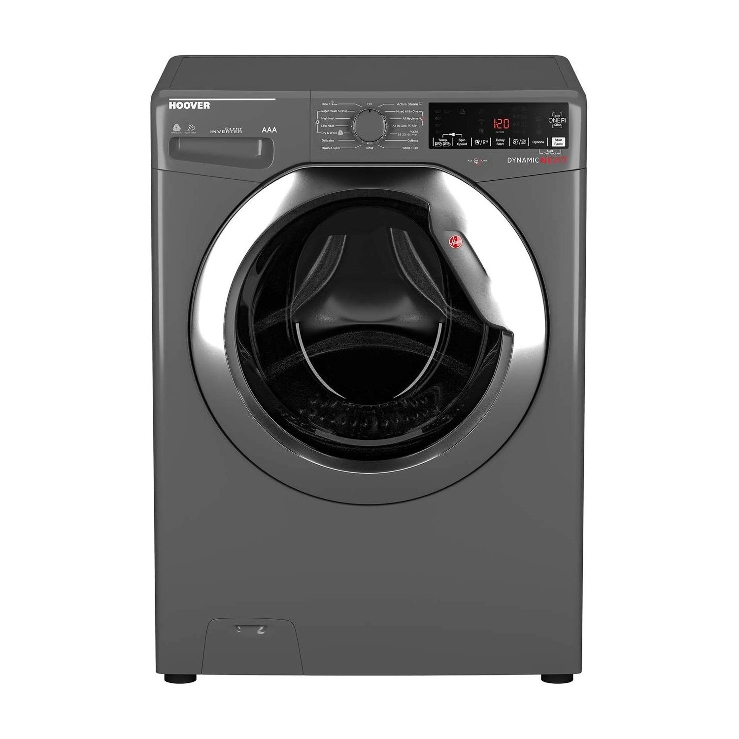 Refurbished Hoover WDWOAD4106AHCG80 10/6 KG 1400 Spin Freestanding Washer Dryer