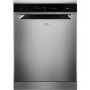 Whirlpool WFO3P33DLXUK 14 Place Setting 9.5L Freestanding Full Size Dishwasher - Steel