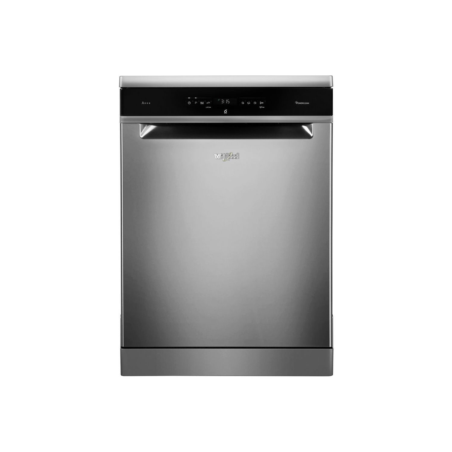 Refurbished Whirlpool Supreme Clean WFO3P33DLXUK 14 Place Freestanding Dishwasher