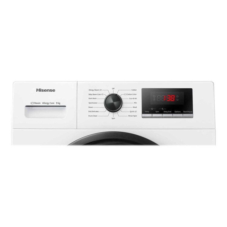 Refurbished Hisense WFPV9014EM Freestanding 9KG 1400 Spin Washing Machine
