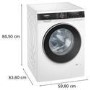 GRADE A1 - Siemens iQ500 9kg 1600rpm Washing Machine - White