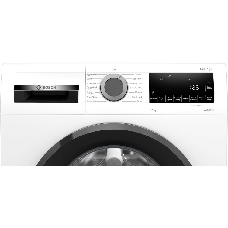 Refurbished Bosch Serie 6 WGG25401GB Freestanding 10KG 1400 Spin Washing Machine White