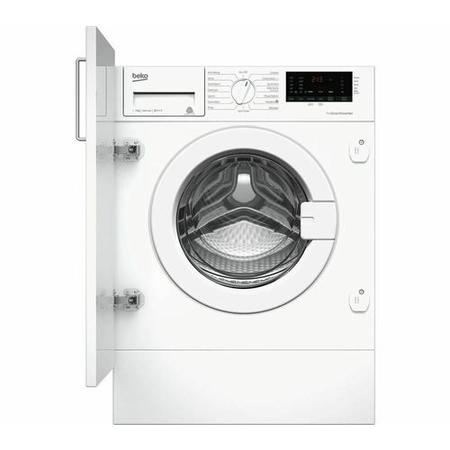 Refurbished Beko Pro WIX765450 Integrated 7KG 1600 Spin Washing Machine