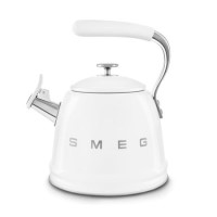 GRADE A1 - Smeg 50's Style Stovetop Kettle 2.3L capacity in White - WKF01WHUK