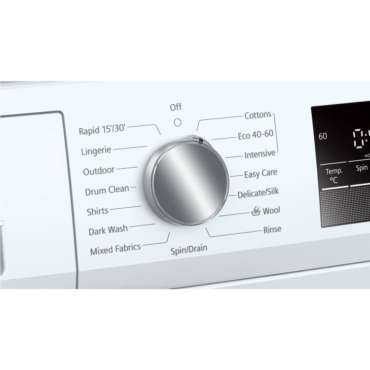 Refurbished Siemens WM14N202GB iQ300 8kg 1400rpm Freestanding Washing Machine With Quiet IQdrive Motor - White