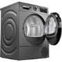 Refurbished Bosch WQG245R9GB Freestanding Heat Pump 9KG Tumble Dryer Graphite 