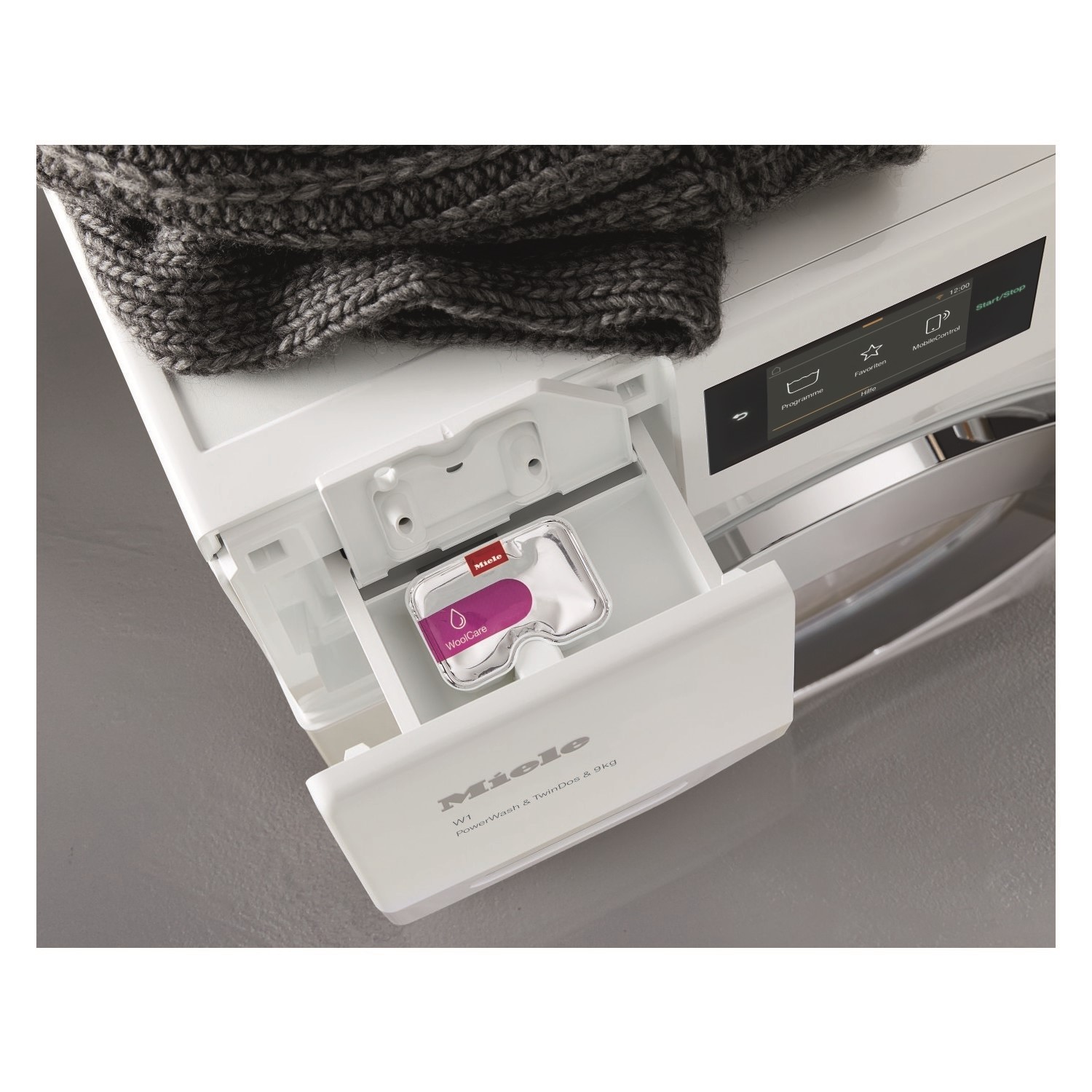 Miele 8kg 1400rpm Freestanding Washing Machine White WSD123