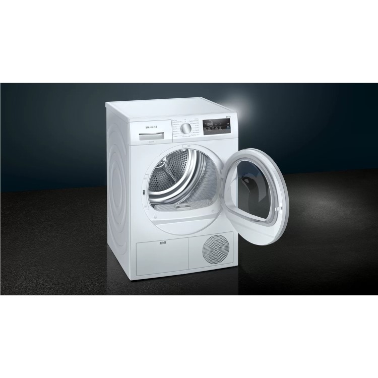 Siemens iQ300 8kg Freestanding Condenser Tumble Dryer - White