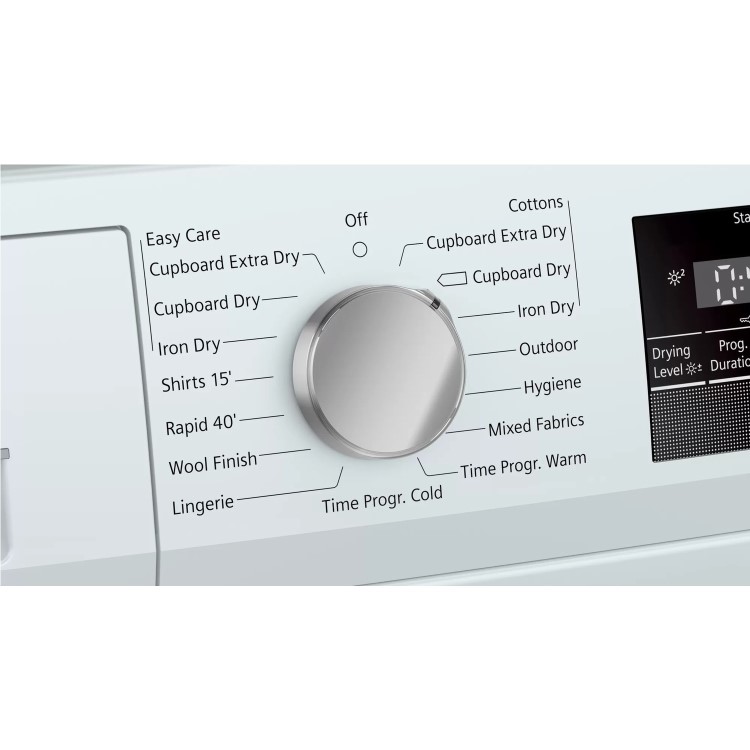 Siemens iQ300 8kg Freestanding Condenser Tumble Dryer - White