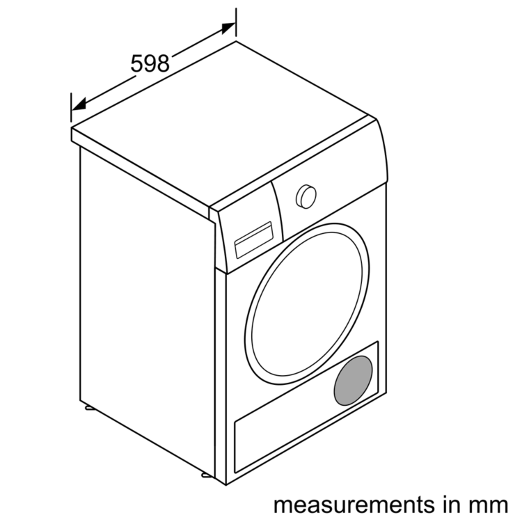 Siemens iQ500 Freestanding Heat Pump Tumble Dryer - White