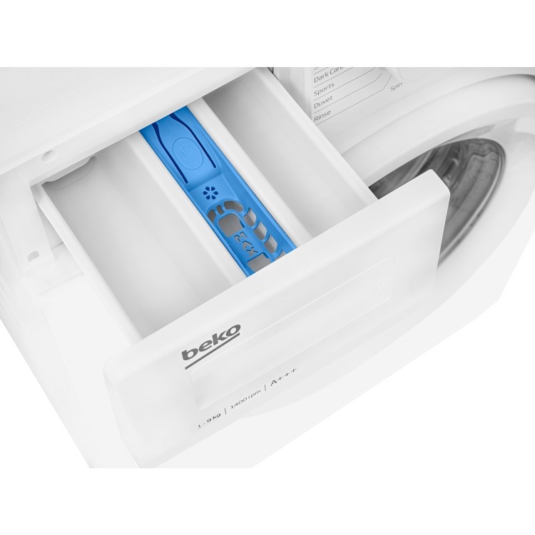 Beko WTG941B3W 9kg 1400rpm Freestanding Washing Machine With 28 Min Quick Wash - White