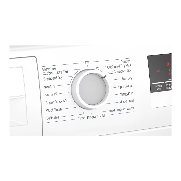 Refurbished Bosch Serie 4 WTN83201GB Freestanding Condenser 8KG Tumble Dryer White