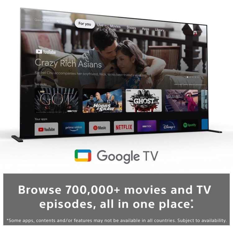 Sony A90J BRAVIA XR MASTER Series 55 Inch OLED 4K HDR Google Smart TV
