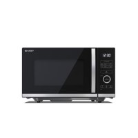 Sharp 25L Freestanding Semi Digital Flatbed Microwave Oven - Black