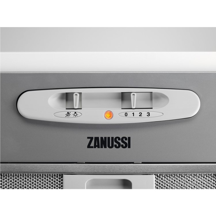 Zanussi 52cm Canopy Cooker Hood - Silver