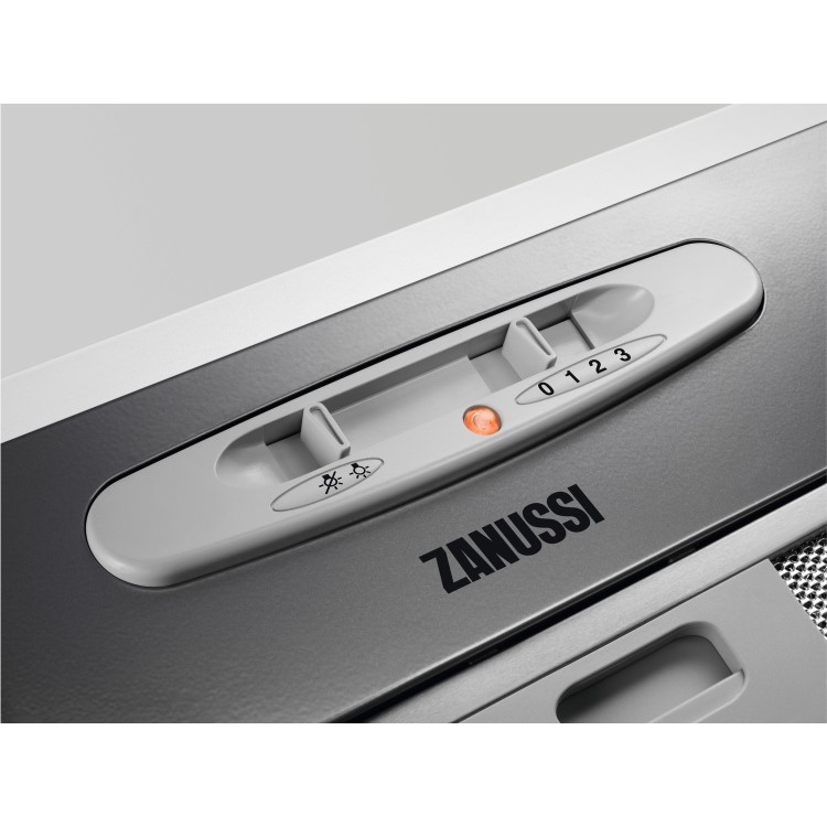 Zanussi 52cm Canopy Cooker Hood - Silver