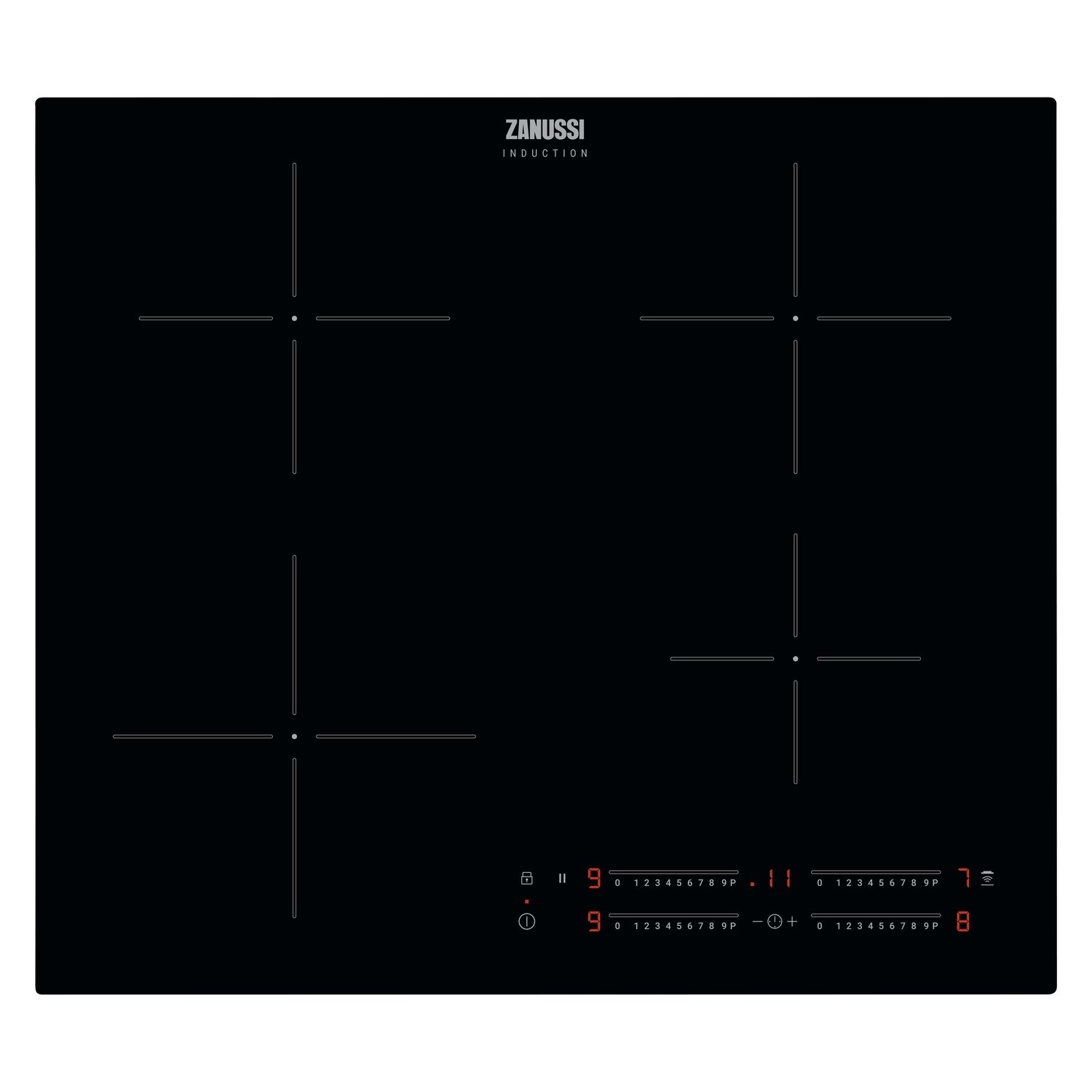 Zanussi Series 20 60cm 4 Zone Induction Hob with Slide Controls