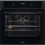 Refurbished Zanussi ZOHNA7K1 60cm Single Built In Electric Oven Black