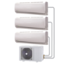 Refurbished TCL Indoor TCL Ceiling Cassette 9000 BTU Air Conditioner