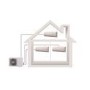Refurbished TCL Indoor TCL Ceiling Cassette 9000 BTU Air Conditioner