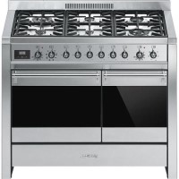 GRADE A2 - Smeg A2-81 Opera 100cm Dual Fuel Range Cooker - Stainless Steel