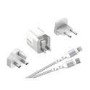 Energizer 20W Wall Charger with EU/UK/US Adapters with Lightning Cable - White