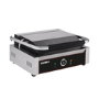 GRADE A2 - Hamoki PG-MC Extra Large Single Contact Grill - Ribbed Top, Flat Bottom Plate, Plug In