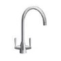ALMOST PERFECT - Franke Eiger Dual Lever Monobloc  Kitchen Mixer Tap - Steel