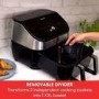 Refurbished Instant Vortex Plus VersaZone 8.5L Large Air Fryer with ClearCook - Stainless Steel