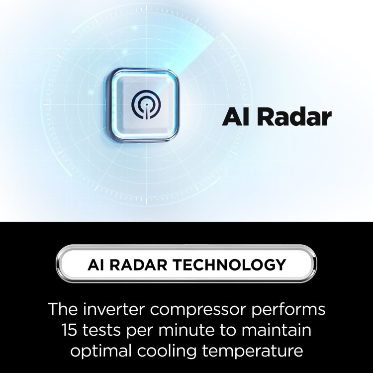 Refurbished TCL RC518CXD0UK 518 Litre Frost Free American Fridge Freezer Stainless Steel
