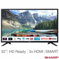 Refurbished Sharp 32" 720p HD Ready LED Smart TV