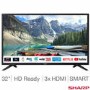 Refurbished Sharp 32" 720p HD Ready LED Smart TV