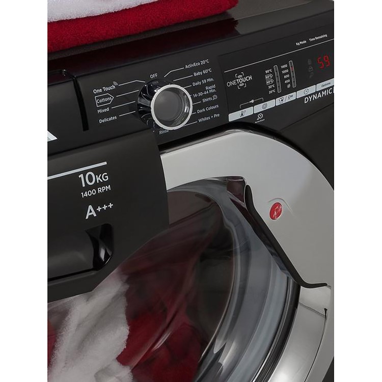 Refurbished Hoover DXOA410C3B/1-80 Integrated 10KG 1400 Spin Washing Machine