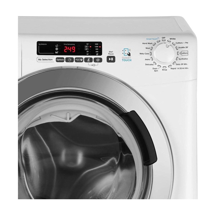 Refurbished Candy Grand'O Vita GVS169DC3 Smart Freestanding 9KG 1600 Spin Washing Machine White