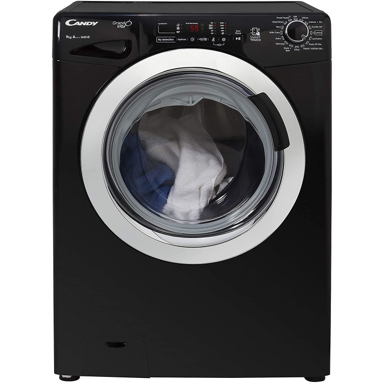 Refurbished Candy Grand'O Vita GVS169DC3B Smart Freestanding 9KG 1600 Spin Washing Machine Black