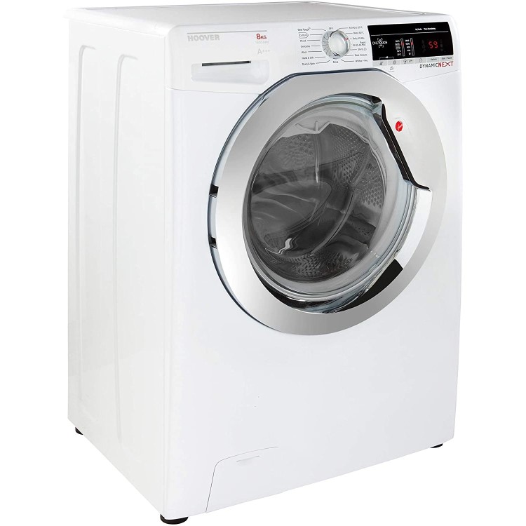 Refurbished Hoover Dynamic DXOA48C3 Smart Freestanding 8KG 1400 Spin Washing Machine White