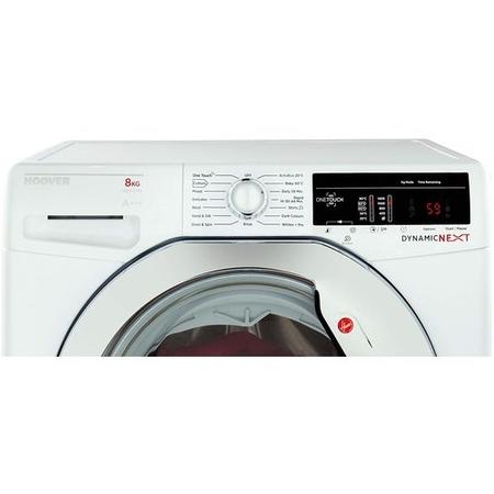Refurbished Hoover Dynamic DXOA48C3 Smart Freestanding 8KG 1400 Spin Washing Machine White