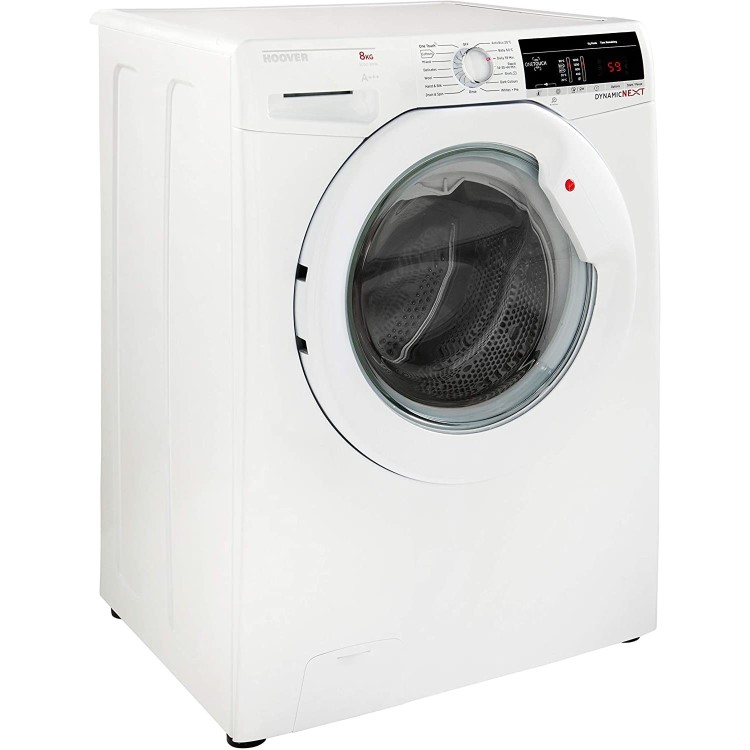 Refurbished Hoover DXOA68LW3/1-80 Smart Freestanding 8KG 1600 Spin Washing Machine White