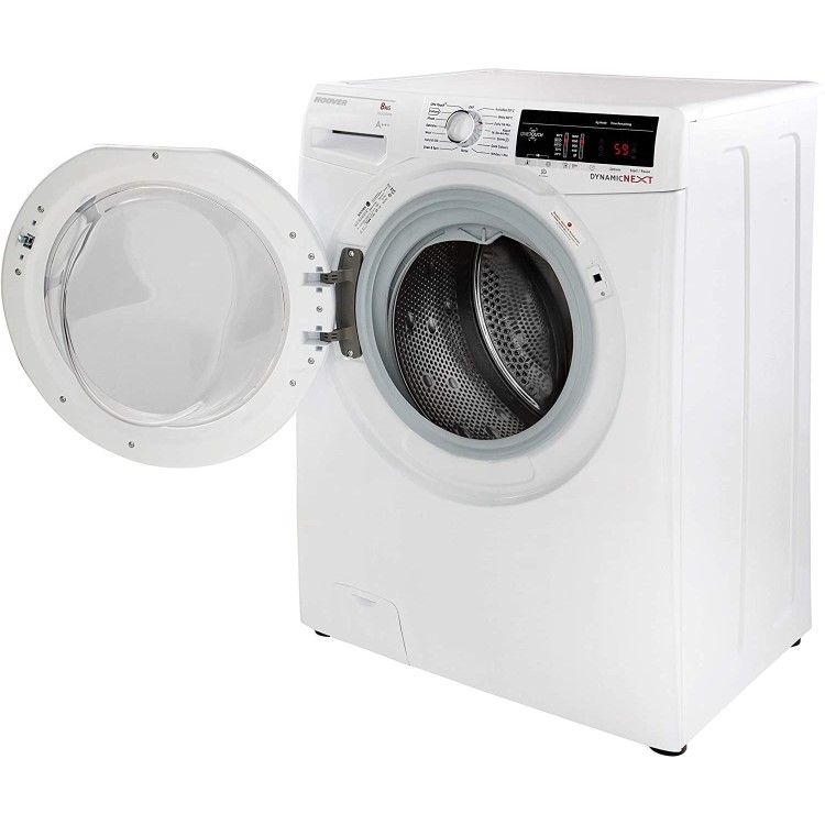 Refurbished Hoover DXOA68LW3/1-80 Smart Freestanding 8KG 1600 Spin Washing Machine White