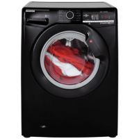 Refurbished Hoover DXOA 68LB3B Smart Freestanding 8KG 1600 Spin Washing Machine Black