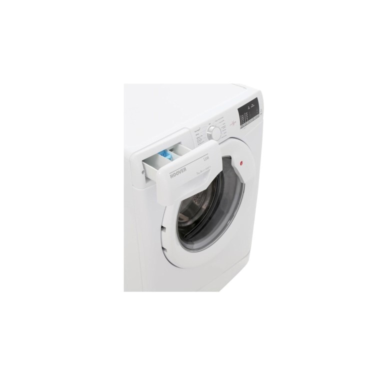 Refurbished Hoover Link HL1572D3/1-80 Smart Freestanding 7KG 1500 Spin Washing Machine White