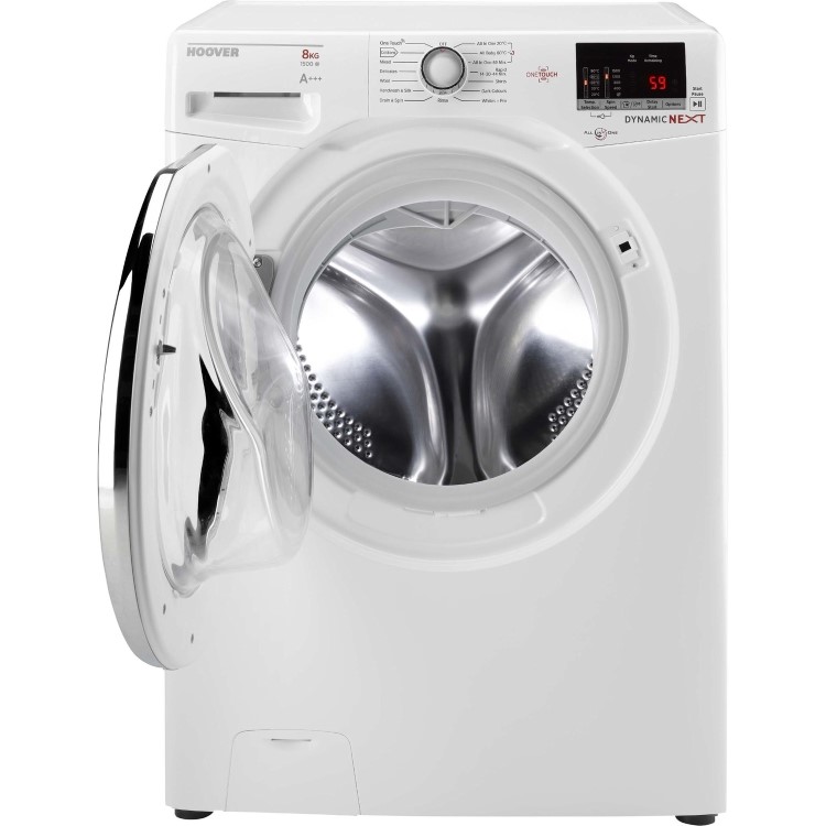 Refurbished Hoover Dynamic Next DXOC 58AC3 Freestanding 8KG 1500 Spin Washing Machine White