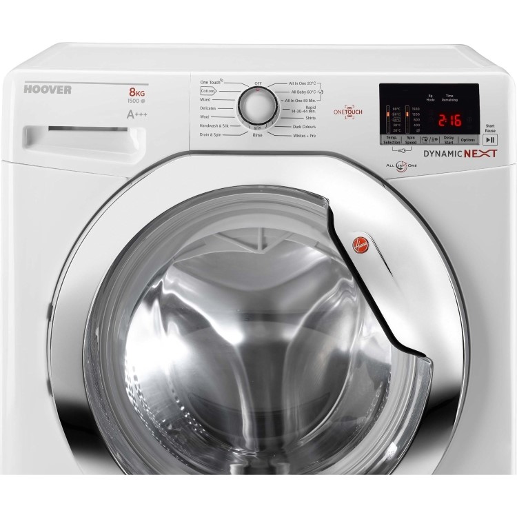 Refurbished Hoover Dynamic Next DXOC 58AC3 Freestanding 8KG 1500 Spin Washing Machine White