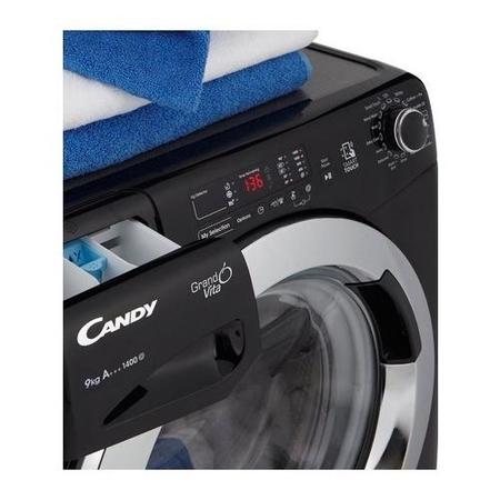 Refurbished Candy GVS149DC3B Smart Freestanding 9KG 1400 Spin Washing Machine Black