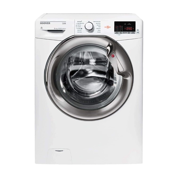 Refurbished Hoover HLW585DC Freestanding 8/5KG 1500 Spin Washer Dryer White