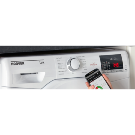 Refurbished Hoover HLW585DC Freestanding 8/5KG 1500 Spin Washer Dryer White