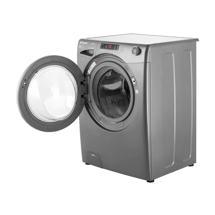 Refurbished Candy GVSW496DCR-80 Smart Freestanding 9/6KG 1400 Spin Washer Dryer Graphite